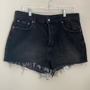 Lucky Brand Black Jean Shorts 14/32